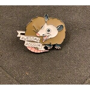 Awesome Possum enamel Pin